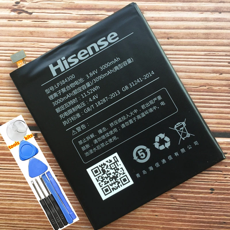 3000 мА/ч LP384300 новые замененные изделия Батарея для Hisense A2pro A1 A2 H10lite E77mini K1 мобильный