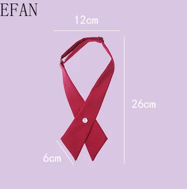 1Piece Women Tie Red Butterfly Women's Bow Black Knot Female Girl Student Hotel Clerk Waitress Neck Wear Navy Ribbon Ties | Аксессуары
