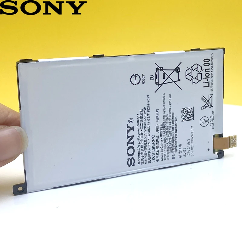100% Оригинальный аккумулятор 2300 мАч LIS1529ERPC для SONY Xperia Z1 mini Compact D5503 M51w