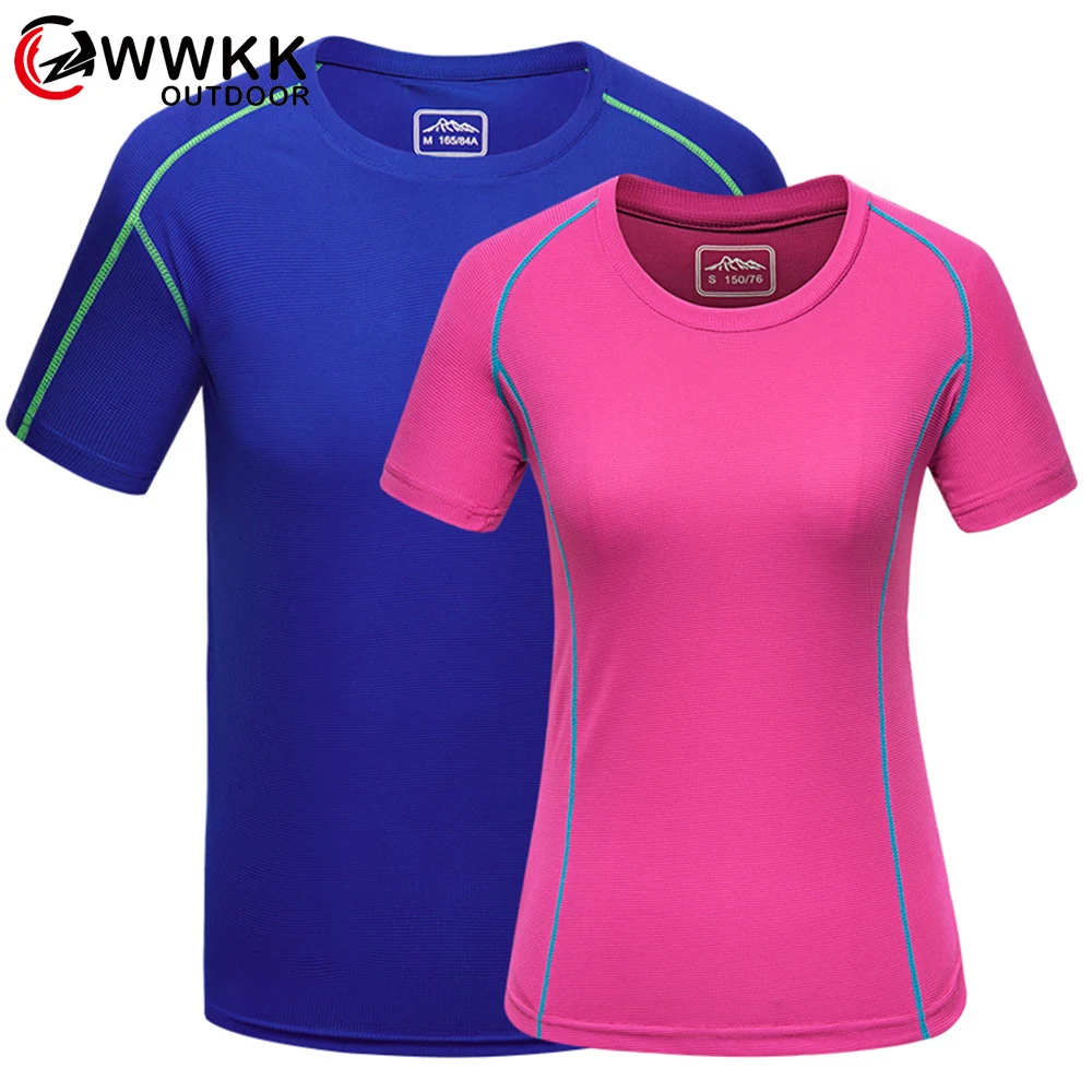 

NEW Hiking T-shirt for Men Lover Tops for Women Quick Dry Breathable Tees Unisex tshirt Travel Wear Outdoor Sports TShirts Solid