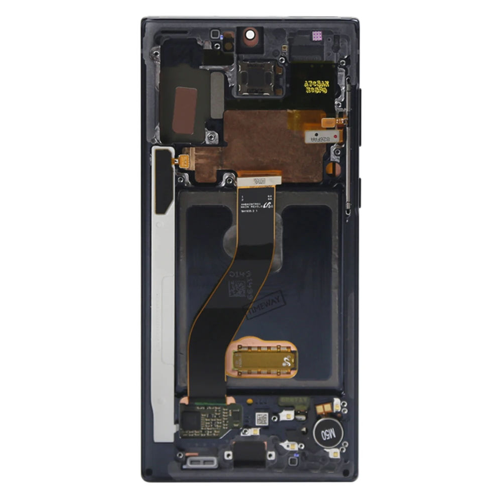 AMOLED для samsung Galaxy Note 10 plus + pro ЖК-сенсорный экран с рамкой дигитайзер в сборе дисплей