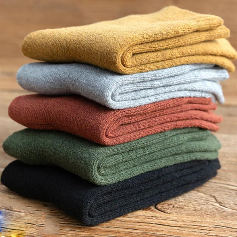 Hot Sale 5Pair/Set Women Winter Thicken Floor Socks Warm Snow Sleeping High Quality SeamlessTerry | Женская одежда