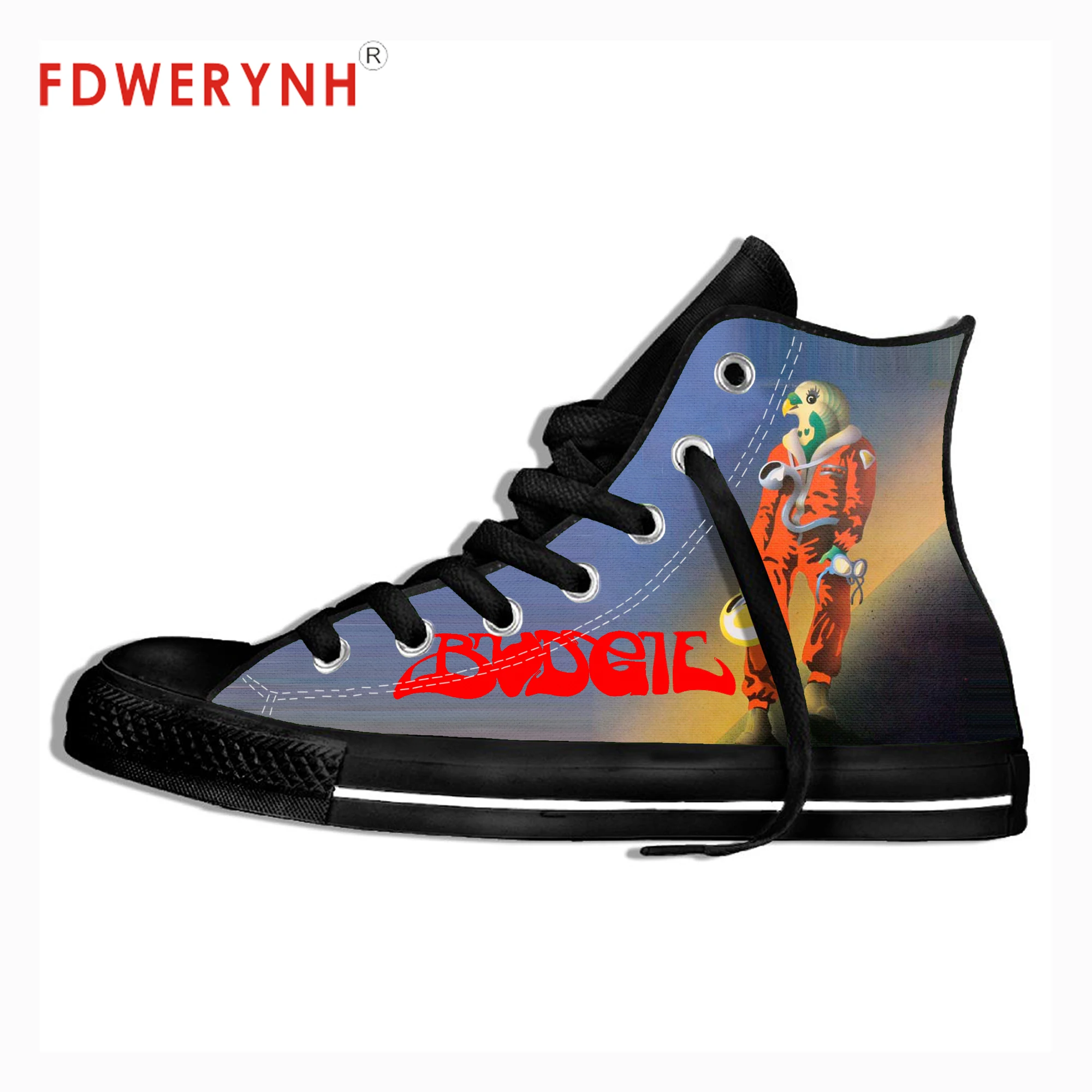 

Men's Casual Shoes Canvas Shoes Budgie Bandolier Rock Metal Band Logo Fashion Lightweight Breathable Shoes For Women Men