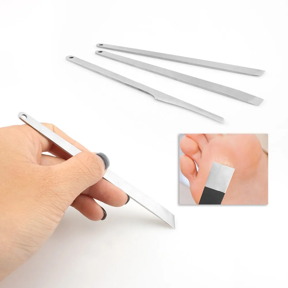 3 шт. нож для педикюра из нержавеющей стали черного цвета инструменты вросших
