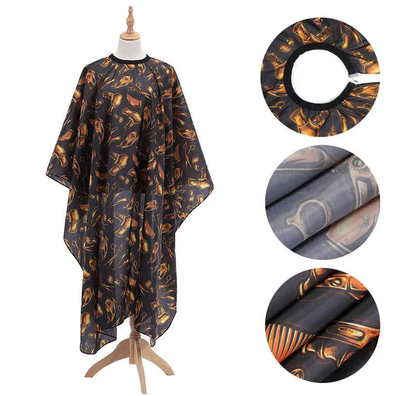 Накидка для парикмахерской из полиэстера с рисунком американского флага ткань