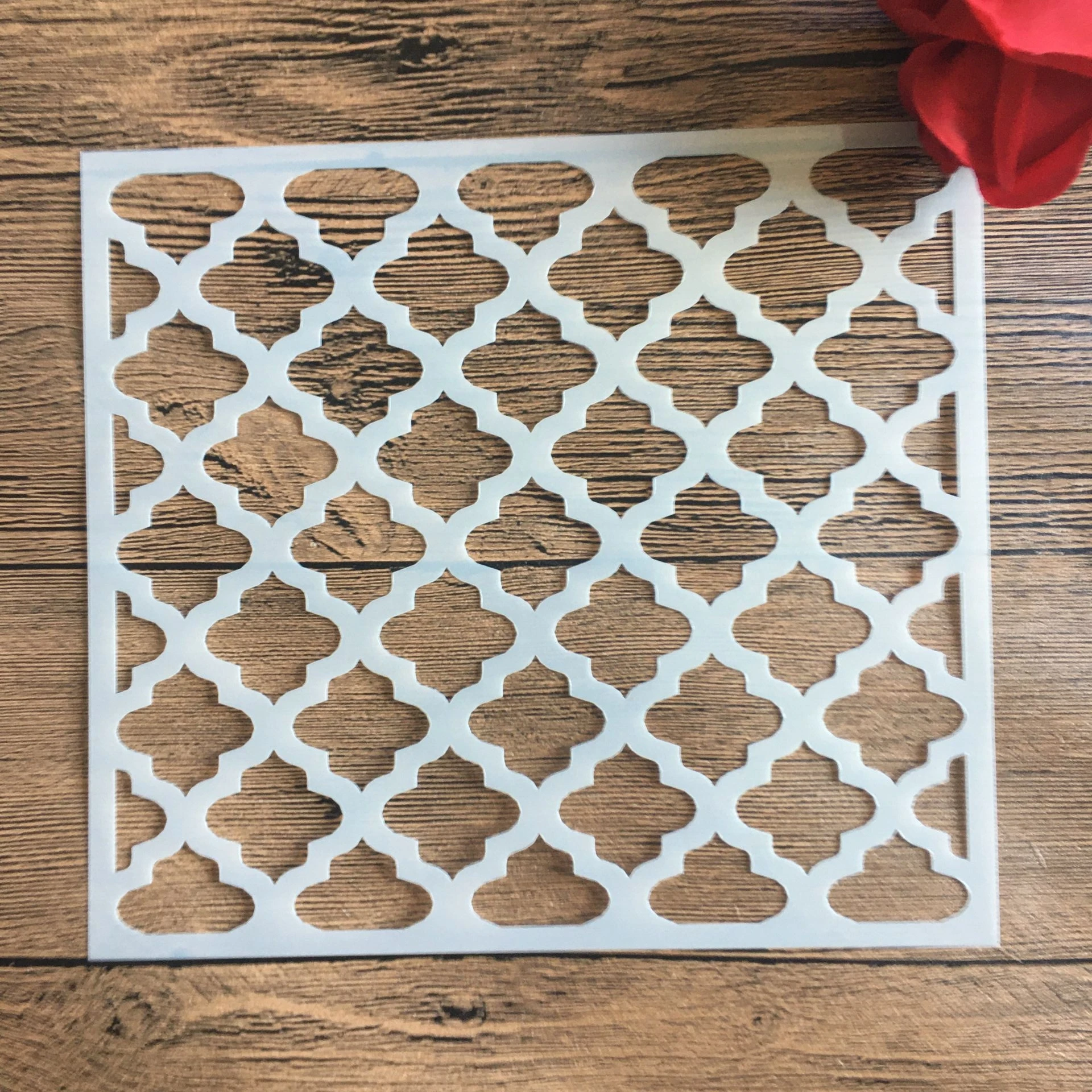 

Трафарет PenhuaMoban 20x20 см белый