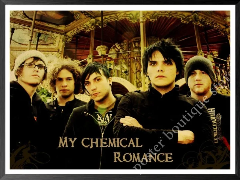 My Chemical Romance Band Классический Ностальгический матовый крафт бумага постер офисный