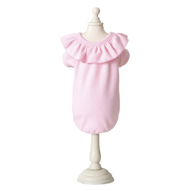 Spring Summer Pet T-shirt Cat Dog Clothes for small dogs Lotus leaf collar Shirt Yorkshire Dog Clothing for yorkies Puppy Shirt