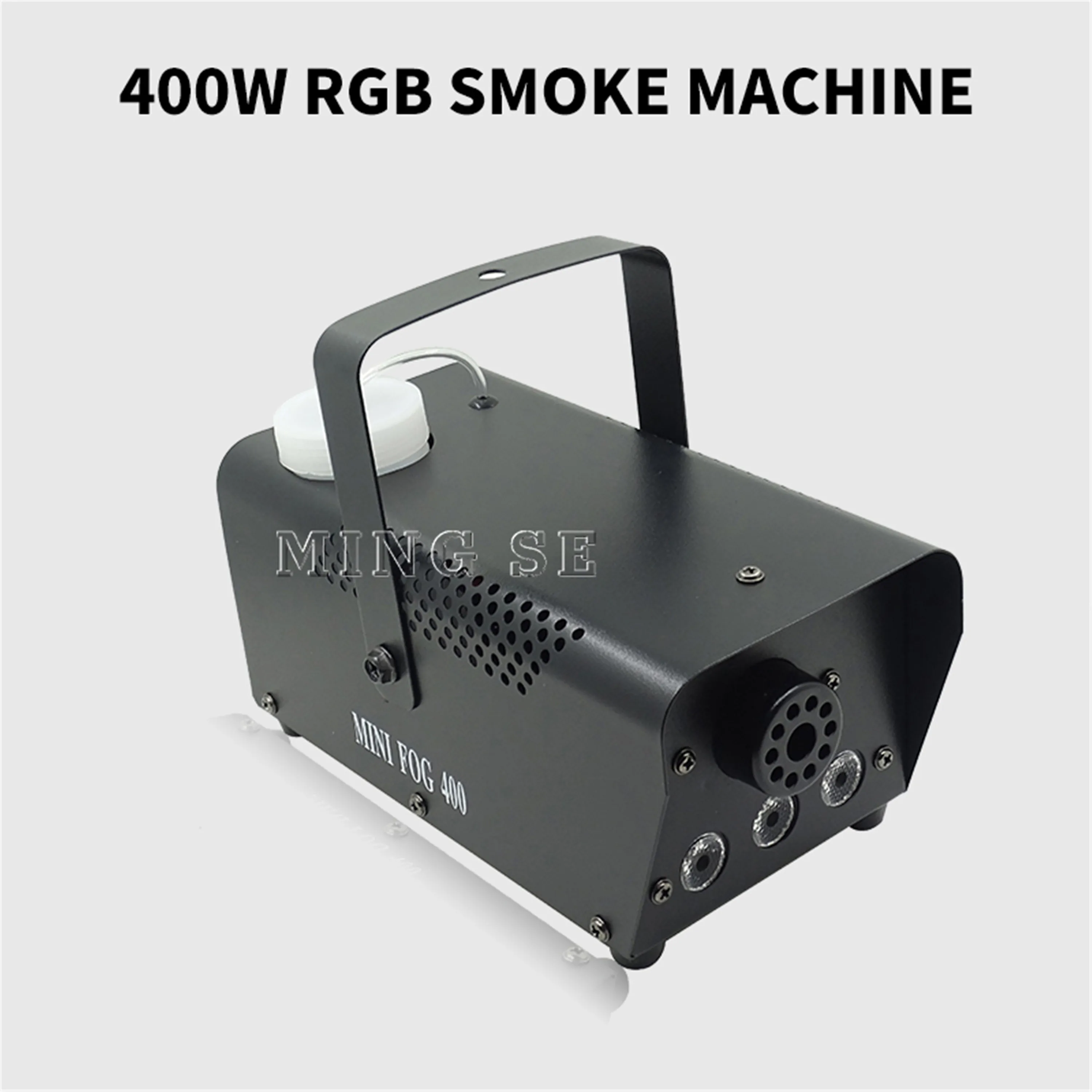 RBG Led fog machine remote control Mini 400W smoke professional DJ lighting equipment light effects | Освещение