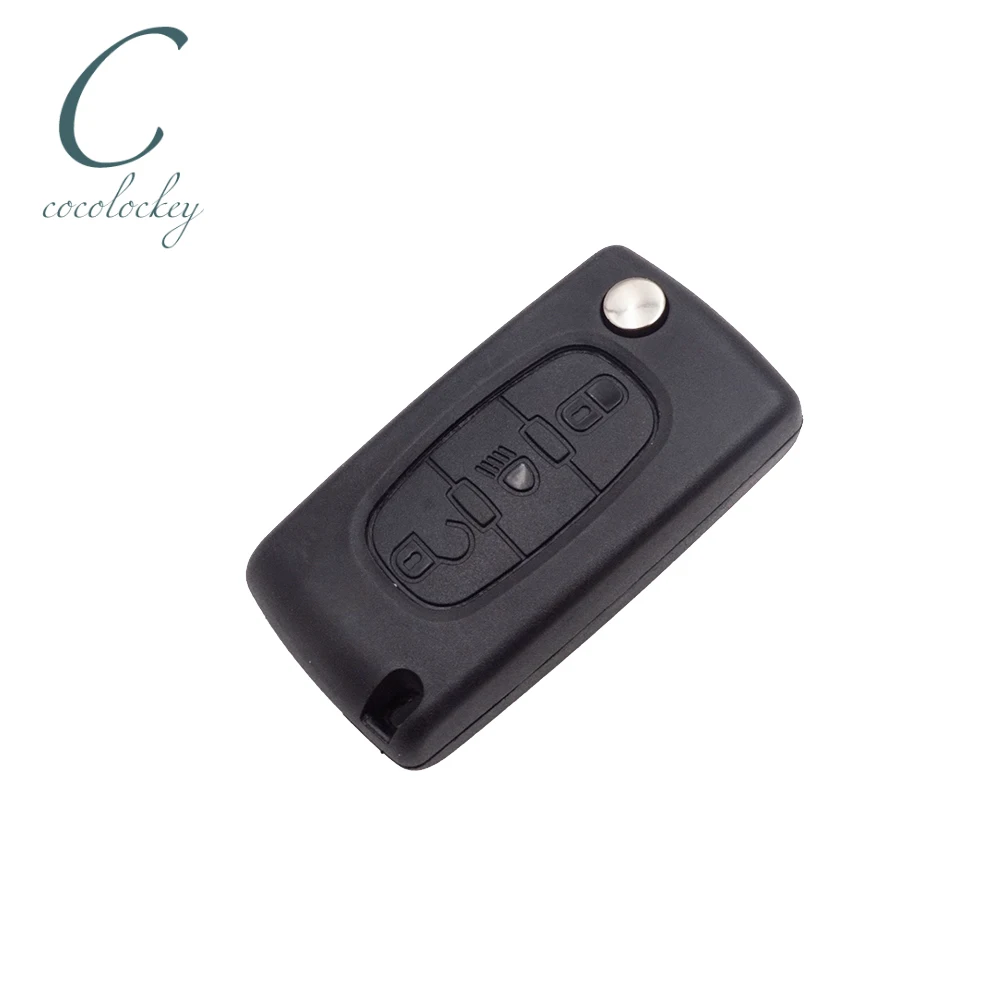 Cocolockey 3 кнопки флип чехол для дистанционного ключа от машины в виде ракушки