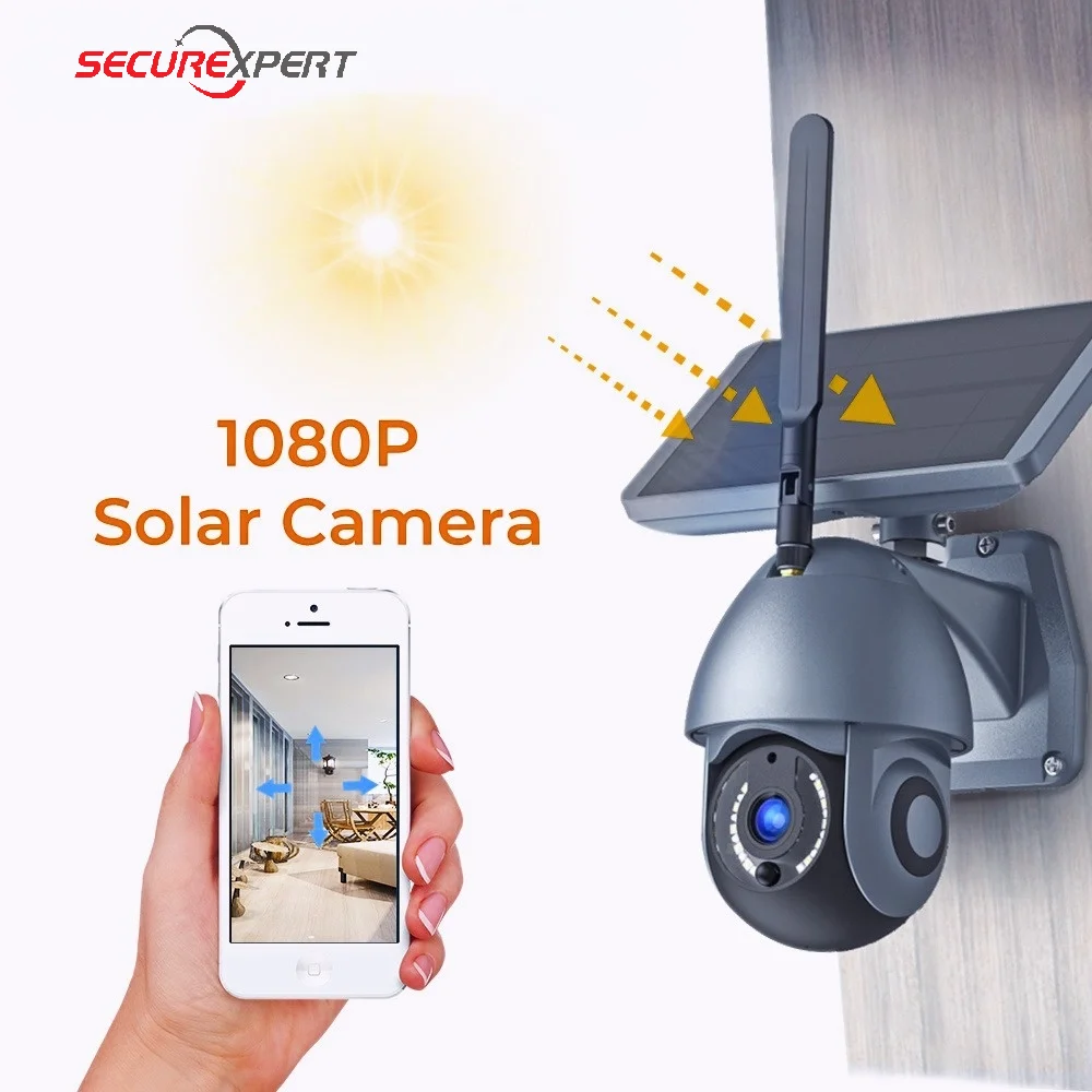 

1080P Solar Outdoor Security Cameras Surveillance Camera Outdoor Wifi Ip Camera Outdoor Wireless Security Camera Solar Battery