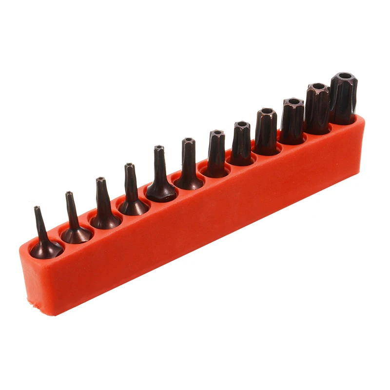 12 шт./компл. 1/4 ''Магнитная отвертка Torx T6 T40 набор инструментов для ремонта