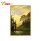вышивка крестом наборы рукоделие, наборы для вышивки 11CT водорастворимые рисунки на холсте 14C, Ландшафтная фотография