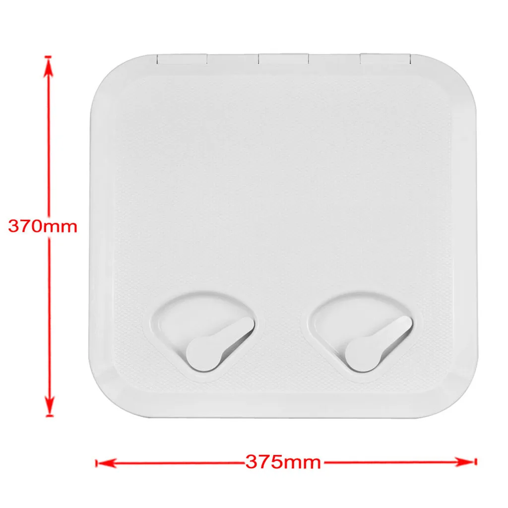 

Marine Boat RV 370*375mm Access Hatch Cover Twist Screw Out Deck Plate
