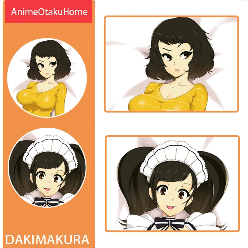 

Чехол-наволочка с рисунком аниме Persona 5 Sadayo kayo, сексуальная милая девушка, обнимающая подушка