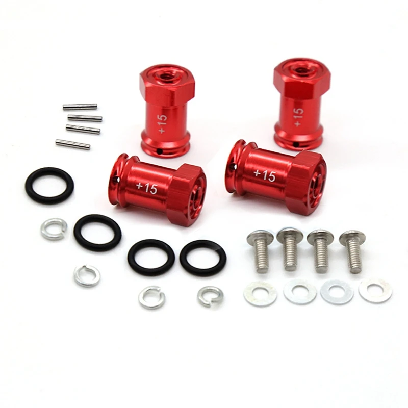 

Metal Hex Wheel Hub Extension Adapters for Traxxas 1/16 Mini E-Revo Slash Rally Summit RC Car Upgrade Parts