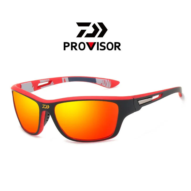 

2021 Daiwa Fishing UV Protection Glasses Men's Outdoor Sports Polarized Colorful Film Series Glasses Dust Mirror Sunglasses