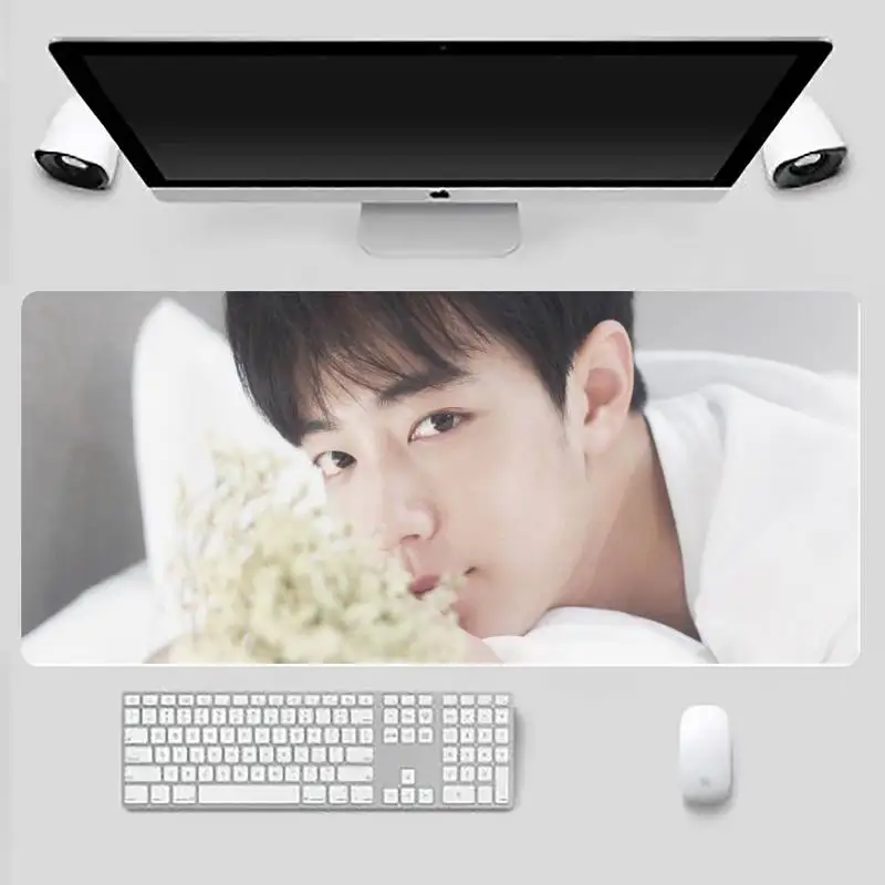 

xiao zhan Large Mouse pad PC Computer mat X XL XXL Non-slip Cushion Thickness 2mm LockEdge equal LE