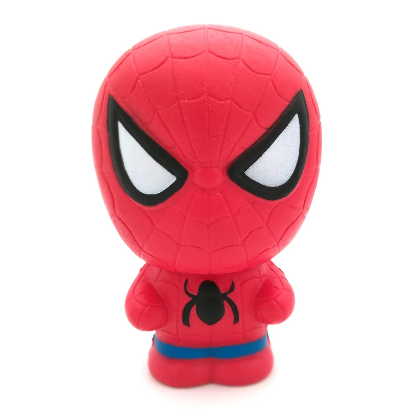spider man Супер герой мягкий каваи Jumbo мультфильм принцесса девочка медленно поднимающийся торт Единорог Ароматические антистрессовые игрушки для детей - Цвет: spider man