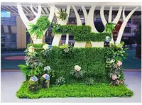 Artificial Plant Wall Hedge Lawn Boxwood Hedge Artificial Lawn Garden Backyard Home Decor Simulation Grass Turf Rug Lawn Outdoor