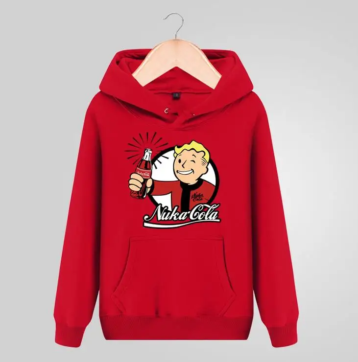 Женская и мужская толстовка с капюшоном принтом игры flout 4 pipboy Nuka cola модное пальто