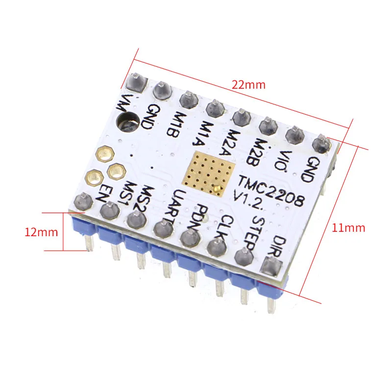 Драйвер шагового двигателя TMC2209 V2.1 бесшумные шаговые палочки драйвер для