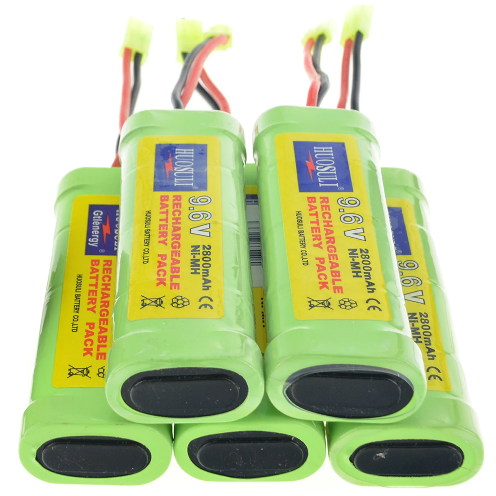 1 5 шт. перезаряжаемые батарейки 2800 мАч NiMH 9 6 в|rechargeable battery|cell batteries |