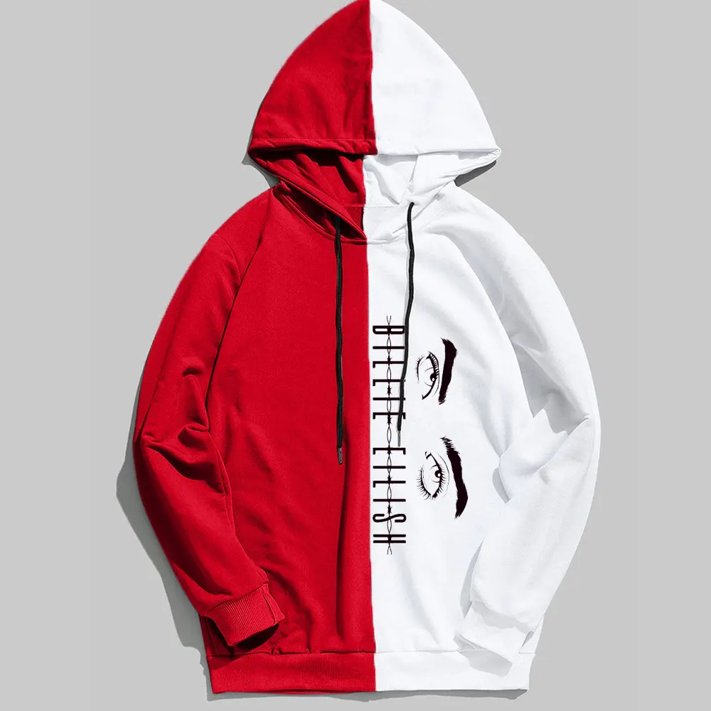 Billie Eilish Eye Sweatshir зимняя теплая флисовая толстовка в стиле хип-хоп с капюшоном