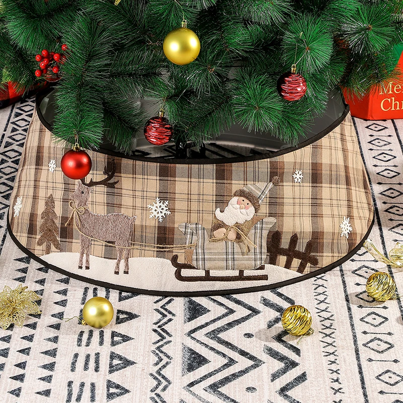 

Украшение для новогодней елки, «юбка» для елки с Санта-Клаусом