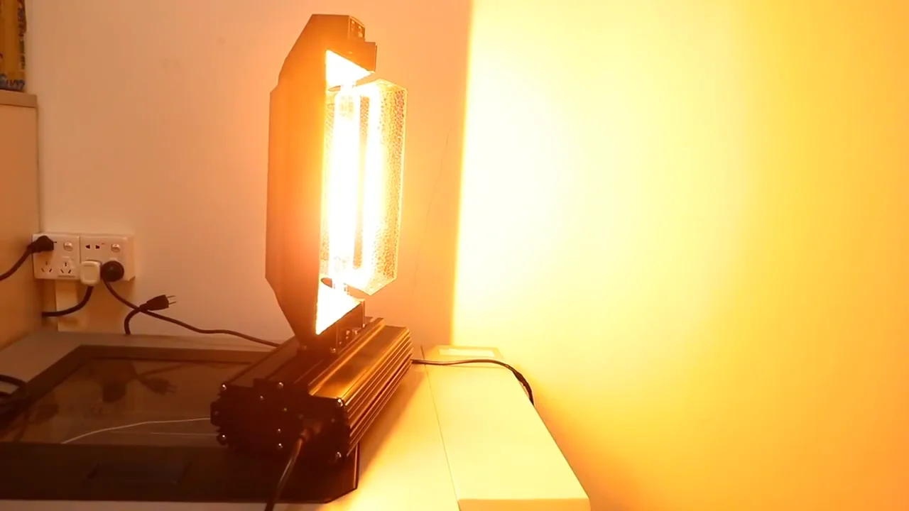 

hydroponic indoor plant grow HPS DE 1000W 277V double ended dimmable light
