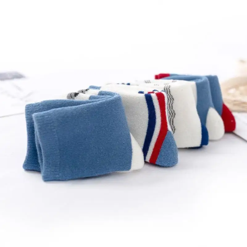 

5 Pairs/Lot Winter Plus Cotton Thicken Kids Socks Thermal Warm Sock Children Toddler Baby Girls Boys Floor Socks For 1-10 Years