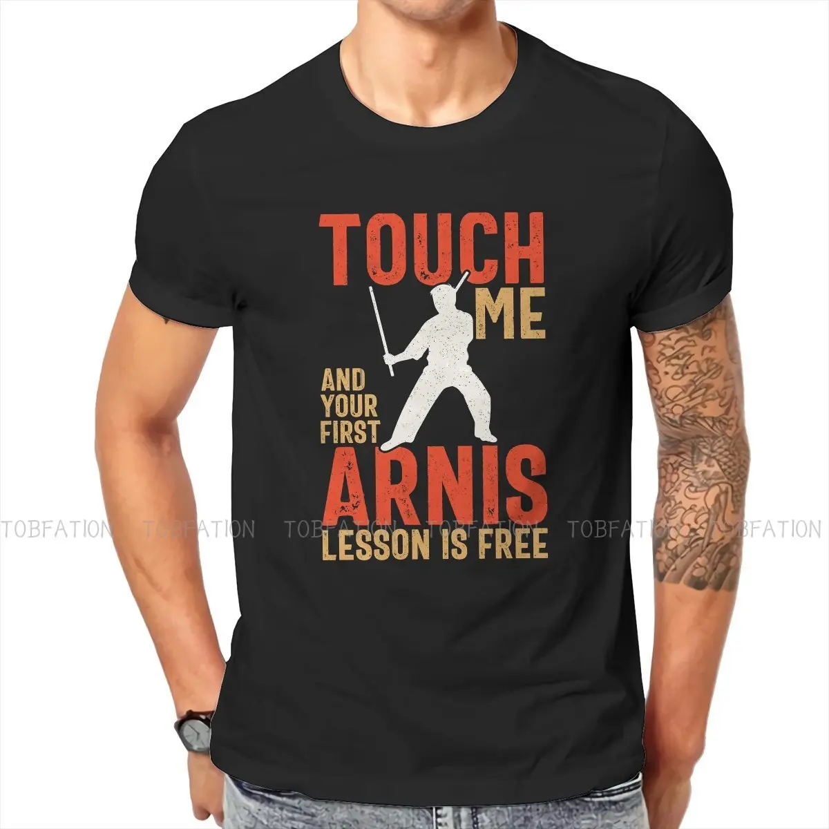 

Funny FMA Sparring O Neck TShirt Eskrima Kali Arnis Fabric Original T Shirt Men Clothes Fashion Fluffy