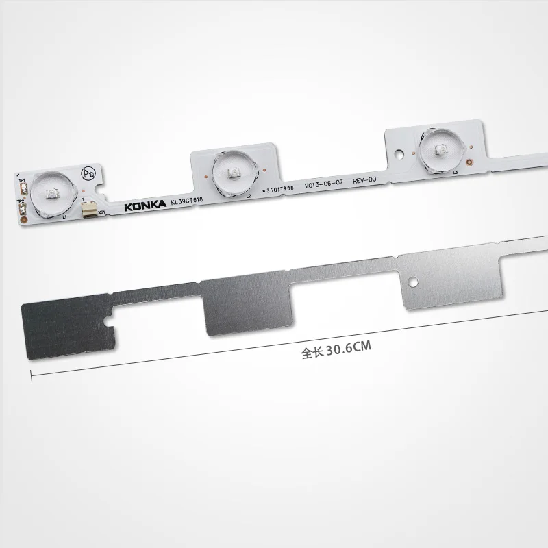 10 шт./лот светодиодный светильник бар для Konka 39 дюймов KL39GT618 35017988 жесткий светильник бар 5 светильник s