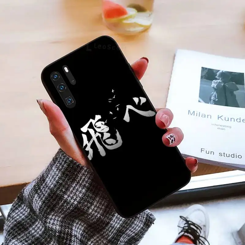 

Volleyball Haikyuu Hinata attacks Anime Phone Case For Huawei honor Mate mate P 10 9X 10i 20 30 40 y7 pro p smart 2019 lite