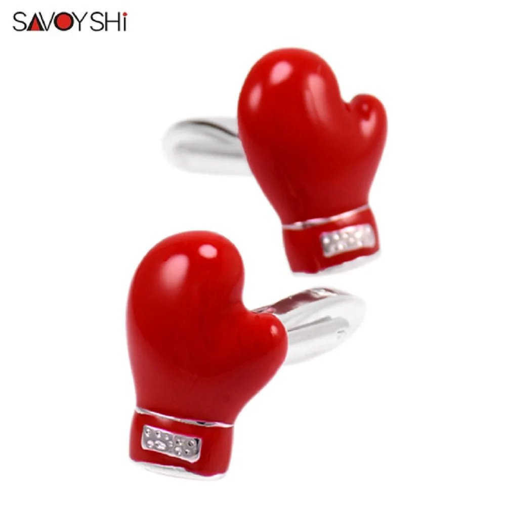 SAVOYSHI новинка красные Эмалевые боксерские перчатки мужская рубашка брендовые