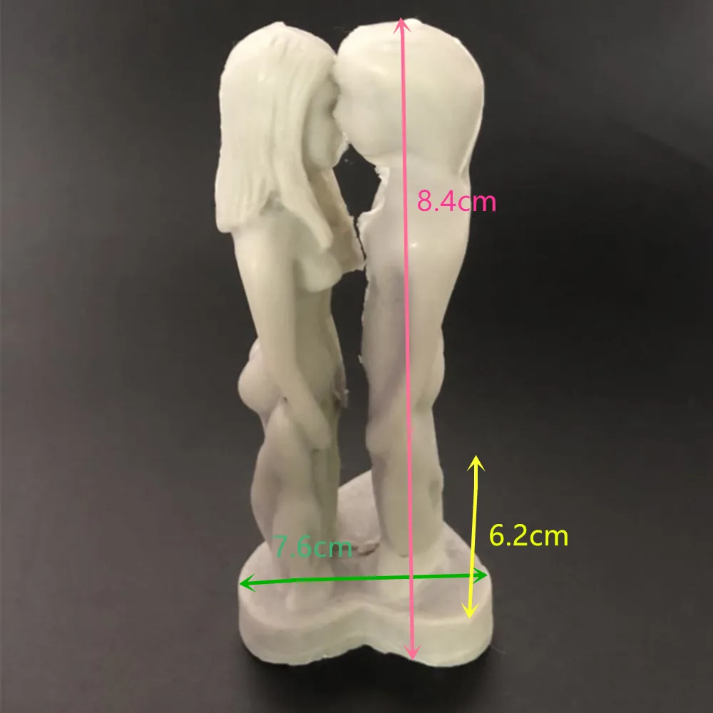 Обувь для мужчин и женщин Туловище 3D силиконовая форма свеч формы телесного