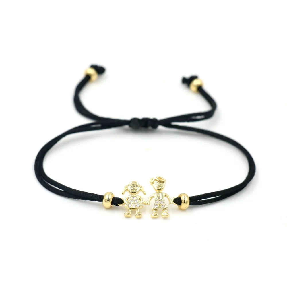 CZ Zircon Boys and Girls Charm Bracelet for Lovers Women Adjustable Lucky Red String Bracelets Valentine's Day Jewelry | Украшения и