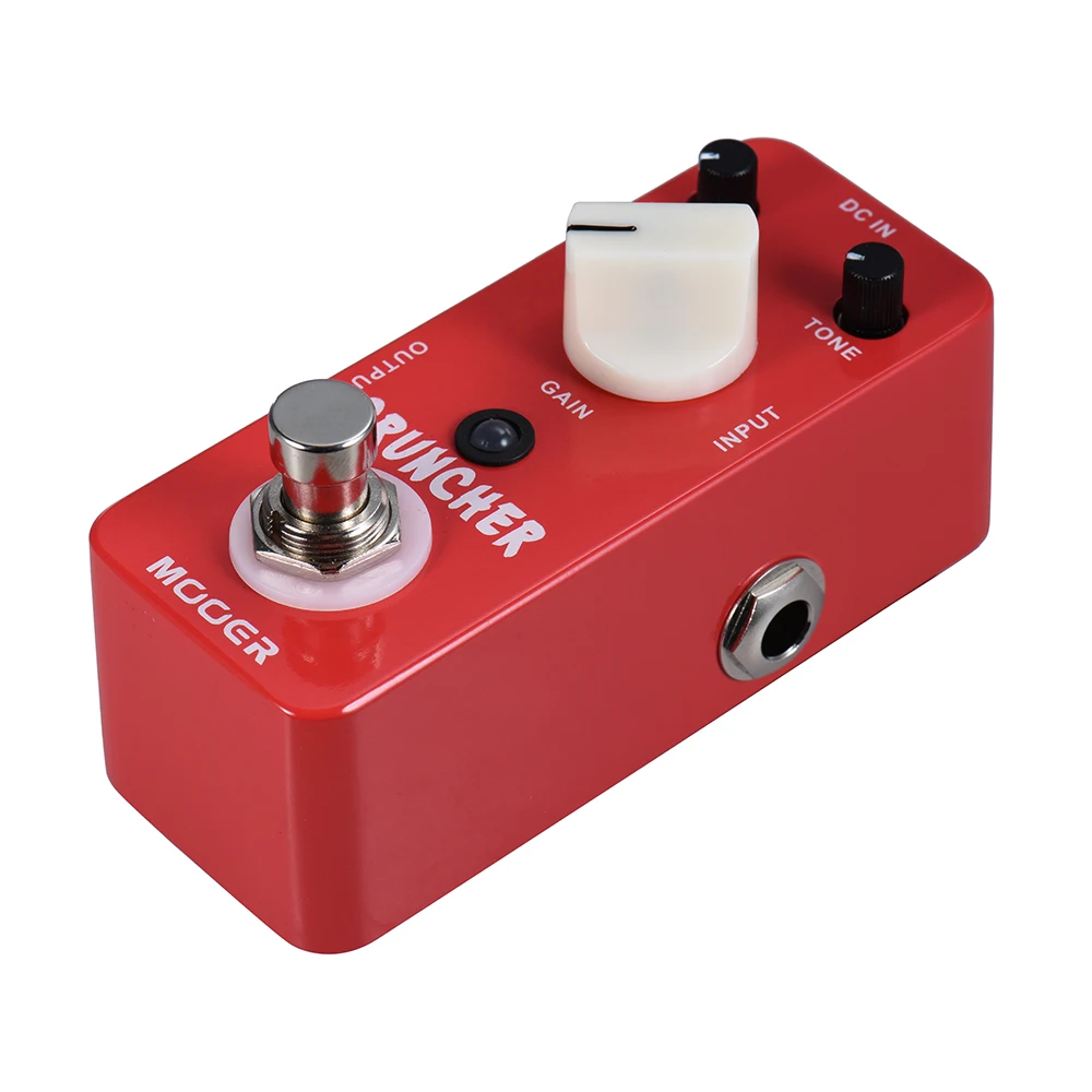 MOOER CRUNCHER с высоким коэффициентом усиления искажения Мини гитары педаль эффектов