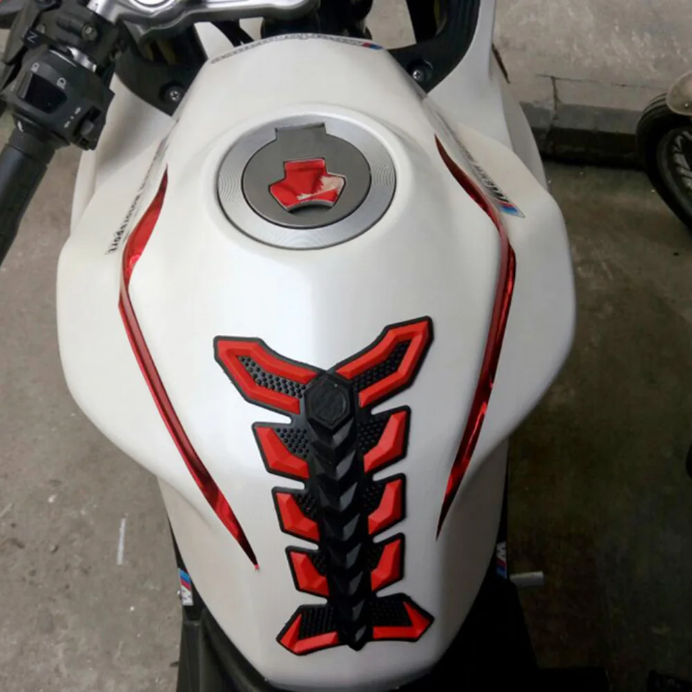 

Motorcycle Tank Sticker 3D Rubber Gas Fuel Oil Tank Pad Protector Cover Sticker Decals For Honda Yamaha Kawasaki Suzuki