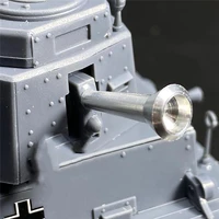 mini metal barrel shell kit set for meng wwt 011 q edition german light tank panzer 38t tank model diy upgrade parts
