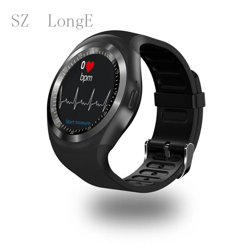 Y1 Bluetooth Смарт часы для мужчин женщин Relogio SmartWatch Android телефонный звонок GSM Sim пульт