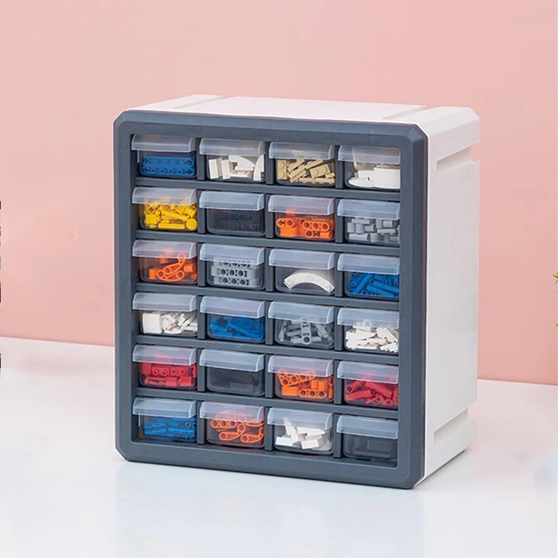 

Makeup Organizer Storage Box For Toys Tools Can Adjust Plastic box Lroning Beads 24 Drawers Cosmetic Organizer