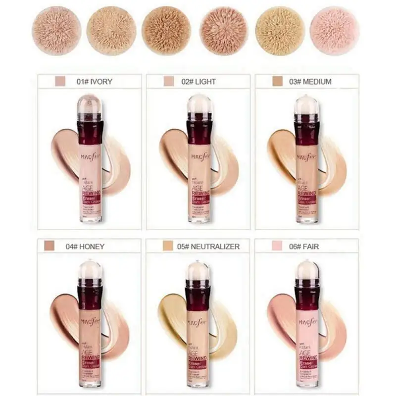 Волшебный консилер 6 цветов основа под макияж полное покрытие темные круглые