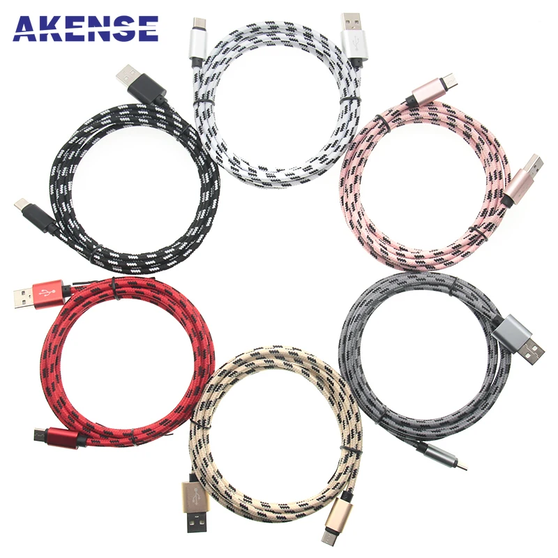 Зарядный кабель Micro USB Type C 8 Pin 10 шт./лот 0 25/1/3 м адаптер для быстрой зарядки и