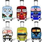 Защитный чехол с мультяшным животным для путешествий, чехлы на колесиках, чехлы для багажа, аксессуары для путешествий