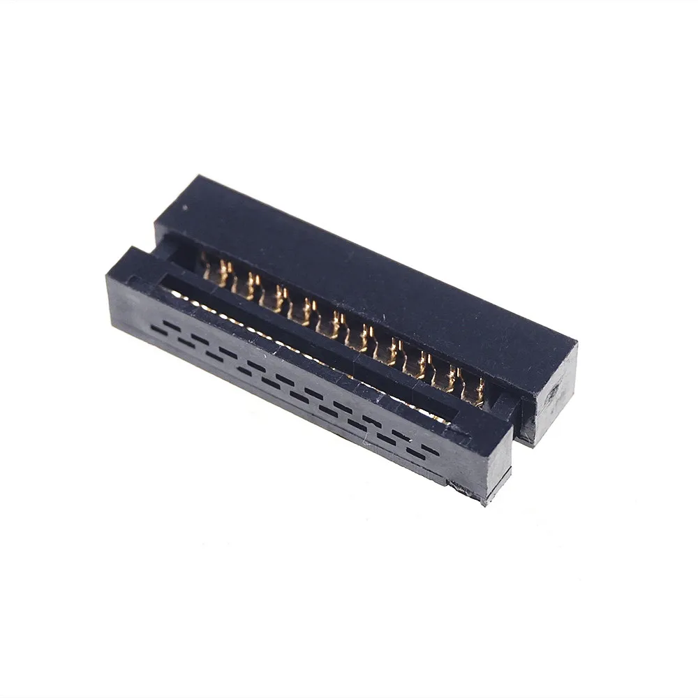 20 Pcs 0.050&quot 1.27mm Pin Dual Row IDC Connector 2x10 P Position Rectangular Female Socket Receptacle Ribbon Cable | Обустройство