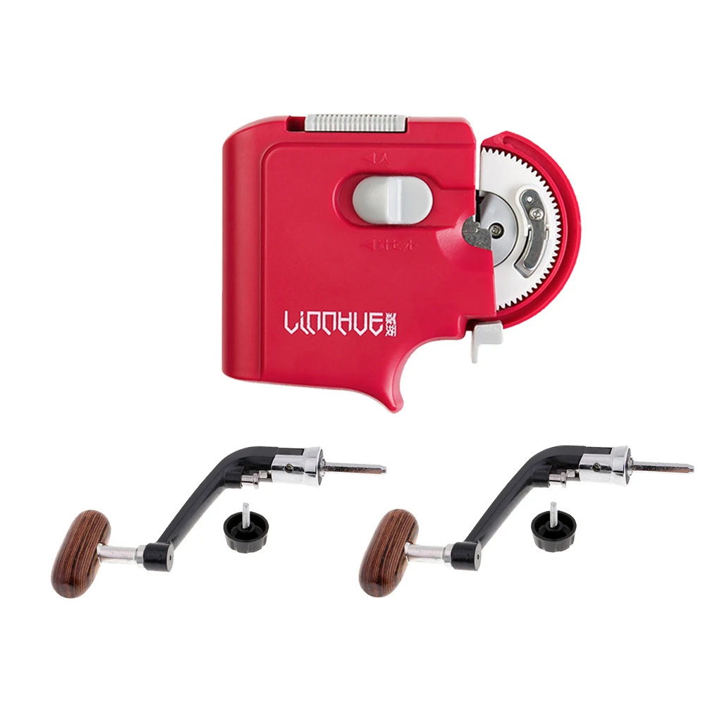 

Electric Automatic Fishing Hook Line Tier Machine Tie Binding Devices Fishing Reel Handle with Knob Replacement Tackles