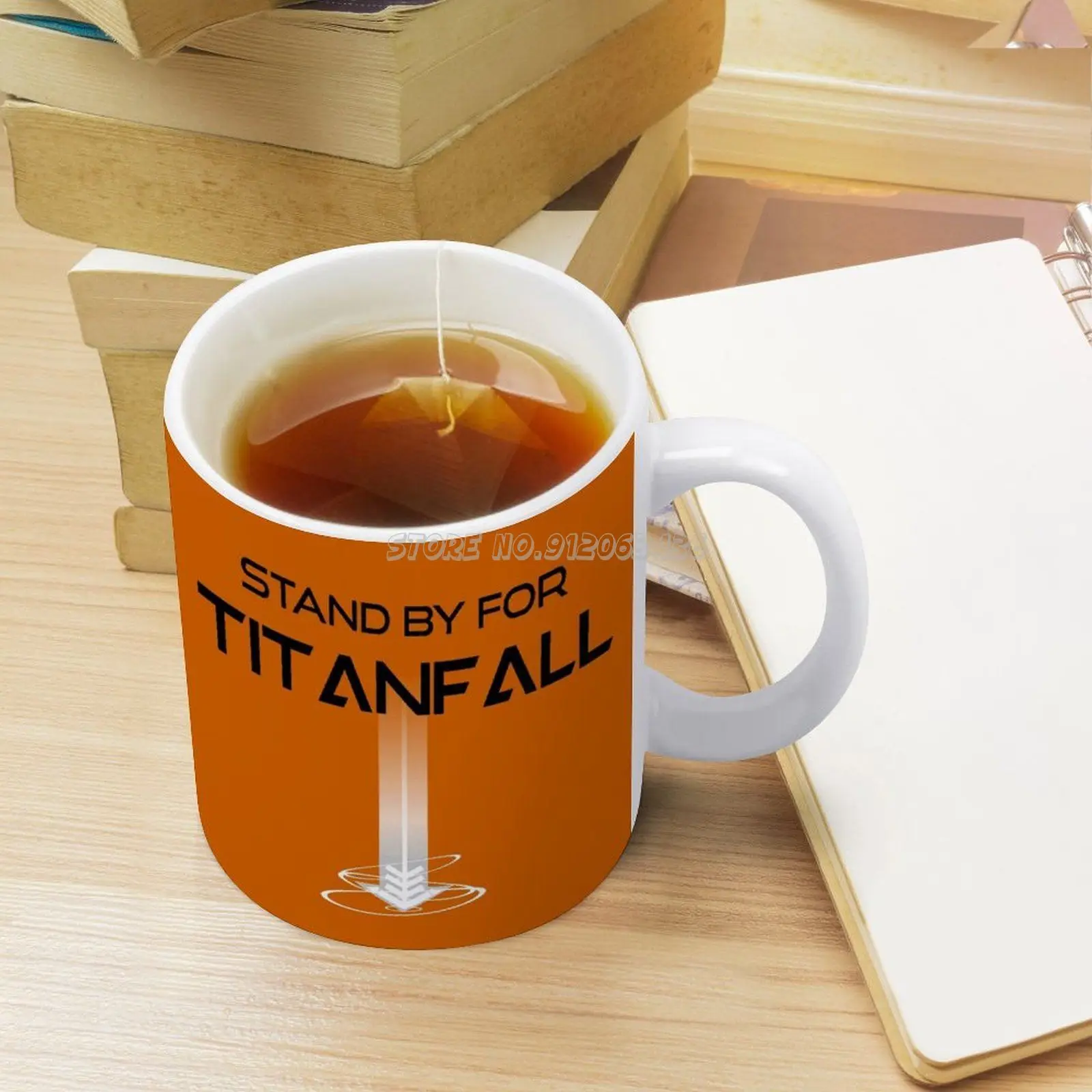 Кружки для кофе "Stand By For Titanfall" в стиле мультфильма, чашки для чая, коллекция подарков на День рождения, научно-фантастические PC BT 7274 Xbox on.