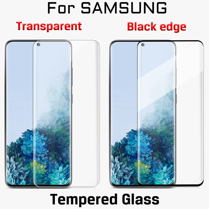 Закаленное стекло для Samsung Galaxy S10 S20 Note 10 Plus S 20 8 Защитная пленка экрана A51 A50 S8 S9