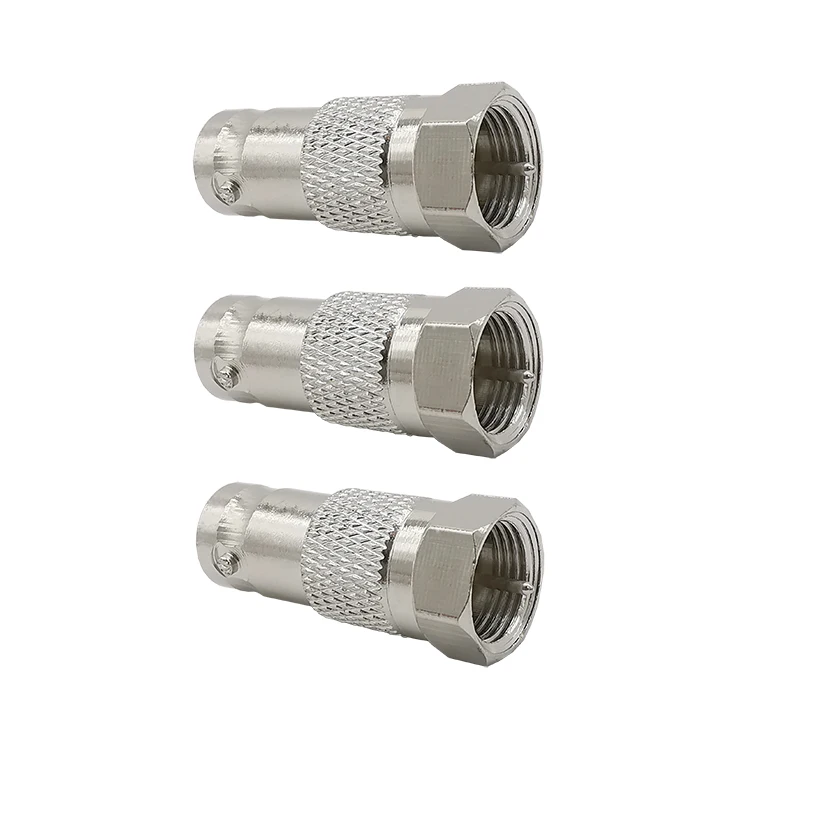 F-Type штепсельная вилка к гнезду BNC радиочастотный антенный коаксиальный